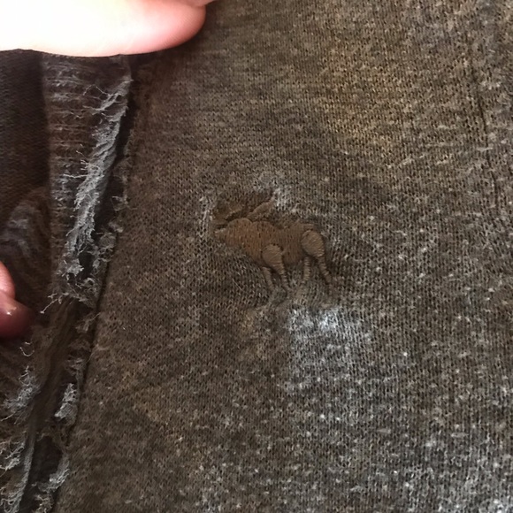 Abercrombie & Fitch long  light ruffle cardigan - Picture 3 of 4